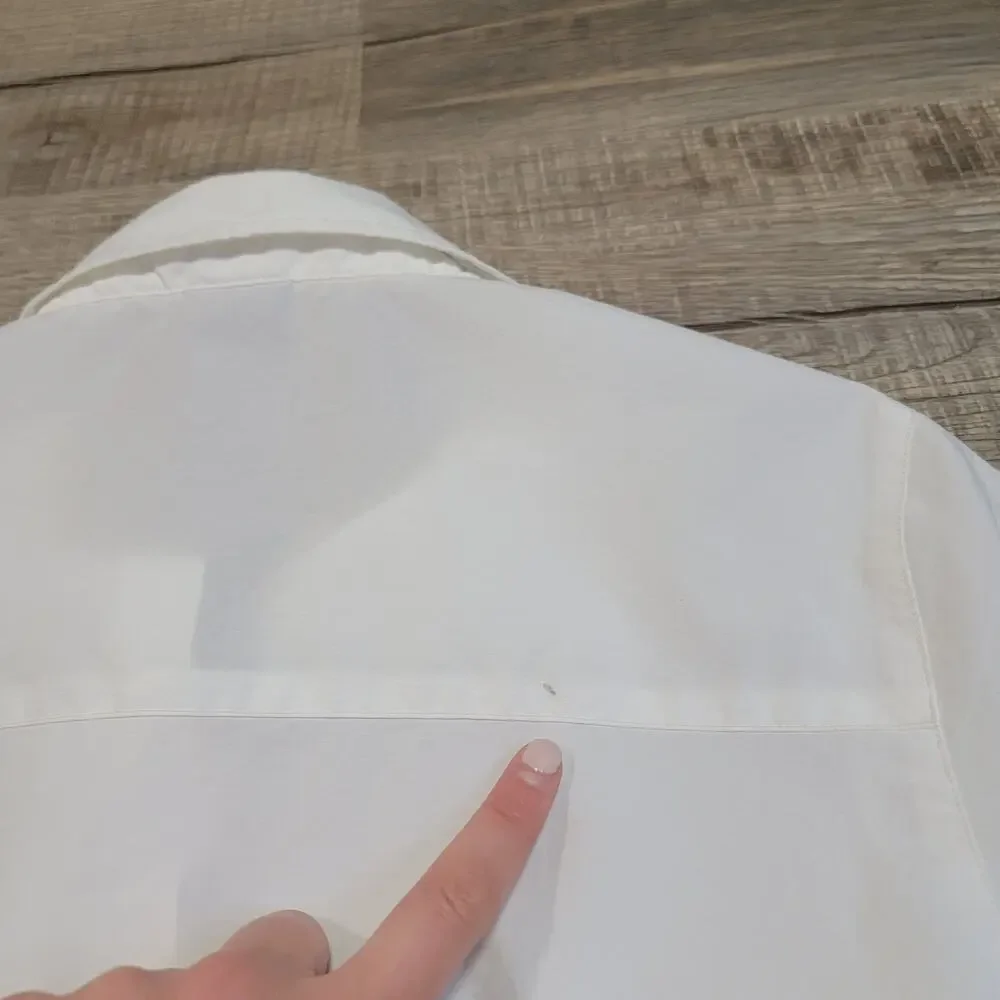 NIKE ACG Womens Button Up Size Medium White Utility Techwear Shirt VTG 00's Y2K - Picture 10 of 10